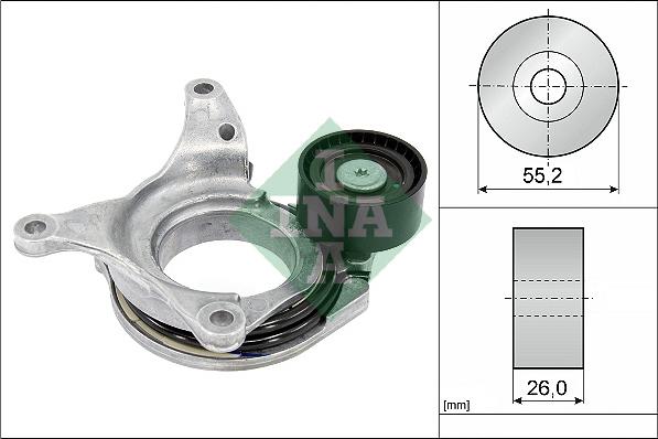 INA 534 0794 10 - Intinzator curea, curea distributie aaoparts.ro