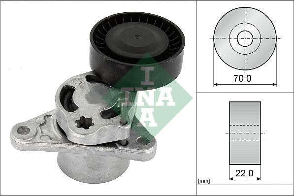 INA 534 0709 10 - Intinzator curea, curea distributie aaoparts.ro