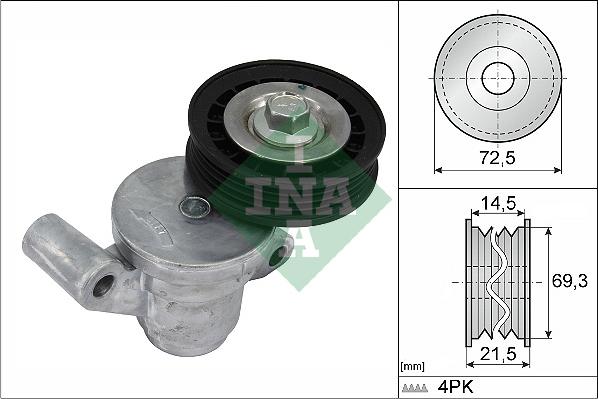 INA 534 0705 10 - Intinzator curea, curea distributie aaoparts.ro