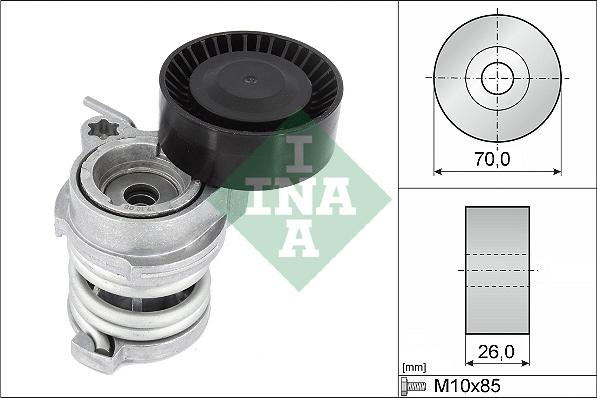 INA 534 0708 10 - Intinzator curea, curea distributie aaoparts.ro