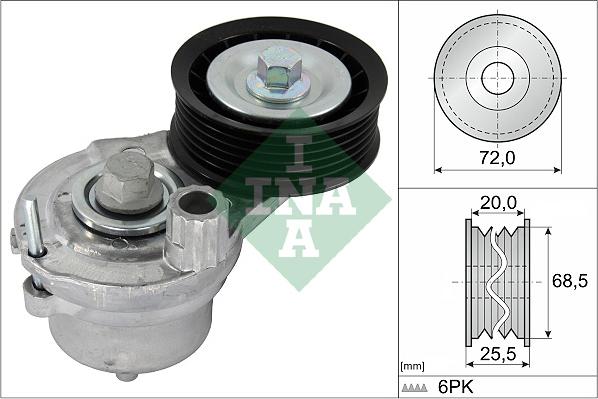 INA 534 0703 10 - Intinzator curea, curea distributie aaoparts.ro