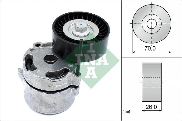 INA 534 0711 10 - Intinzator curea, curea distributie aaoparts.ro