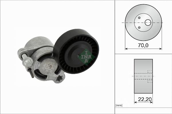 INA 534 1006 10 - Intinzator curea, curea distributie aaoparts.ro