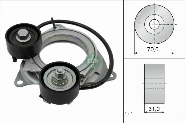 INA 534 1011 10 - Intinzator curea, curea distributie aaoparts.ro