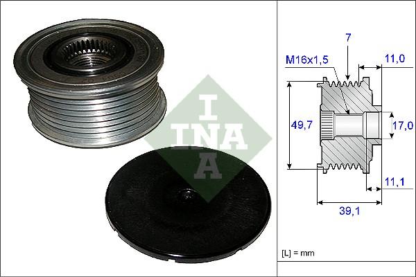 INA 535 0084 10 - Fulie, alternator aaoparts.ro