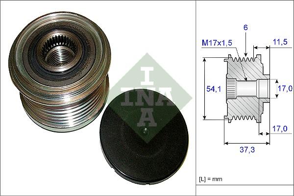 INA 535 0149 10 - Fulie, alternator aaoparts.ro