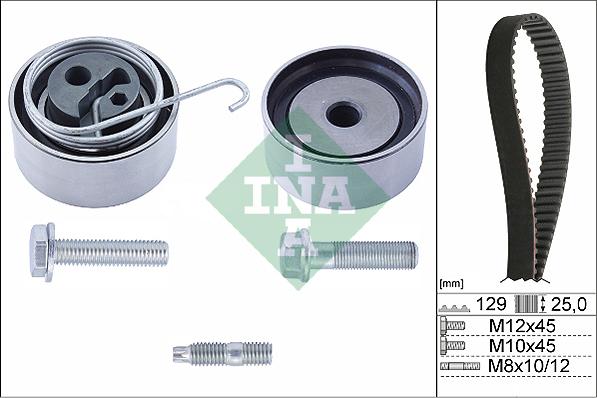 INA 530 0491 10 - Set curea de distributie aaoparts.ro