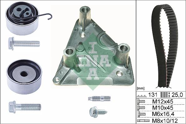 INA 530 0492 10 - Set curea de distributie aaoparts.ro