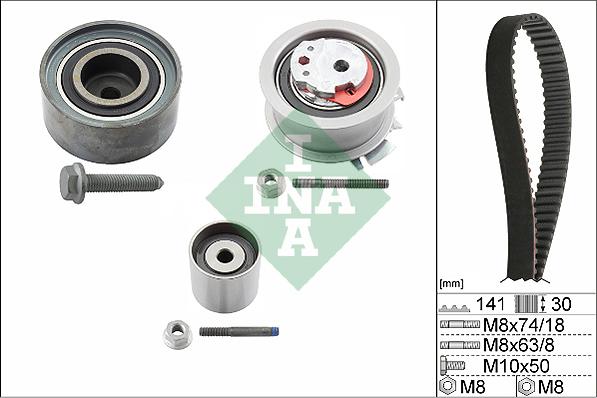 INA 530 0405 10 - Set curea de distributie aaoparts.ro