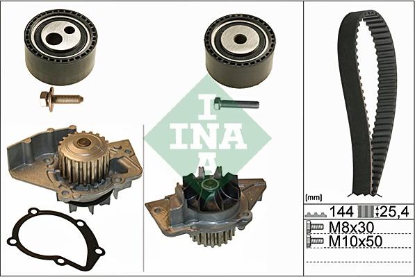 INA 530 0474 30 - Set pompa apa + curea dintata aaoparts.ro