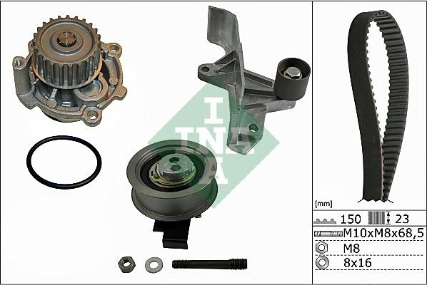 INA 530 0546 31 - Set pompa apa + curea dintata aaoparts.ro