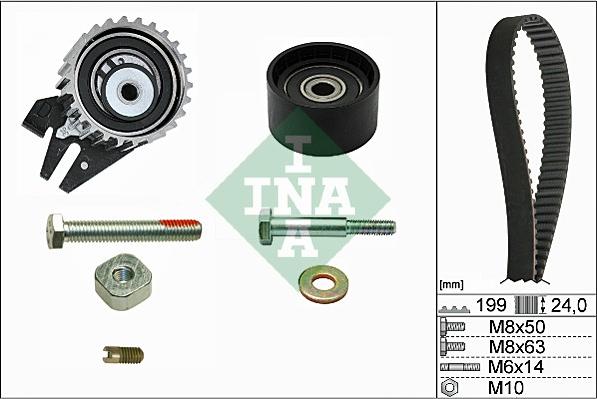 INA 530 0562 10 - Set curea de distributie aaoparts.ro