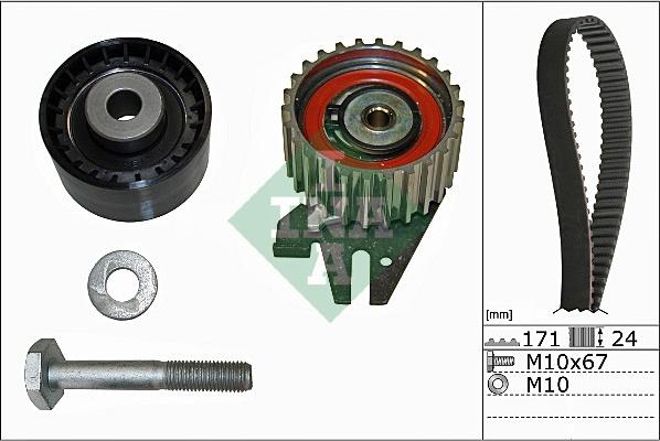 INA 530 0606 10 - Set curea de distributie aaoparts.ro