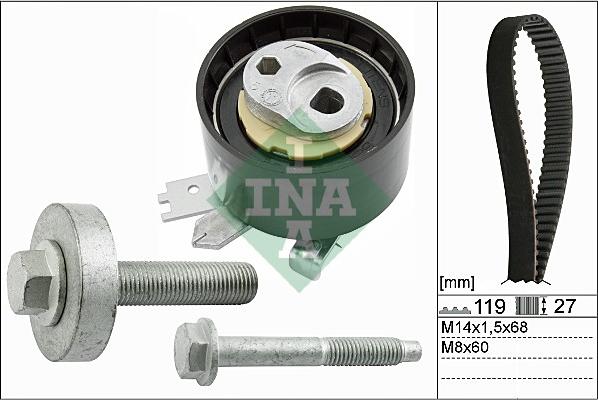 INA 530 0607 10 - Set curea de distributie aaoparts.ro