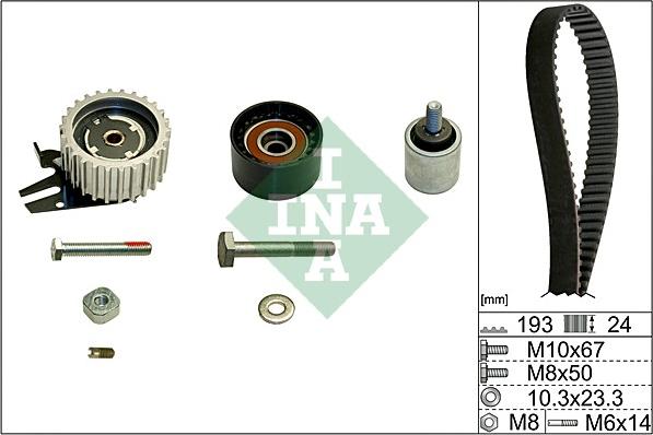 INA 530 0619 10 - Set curea de distributie aaoparts.ro