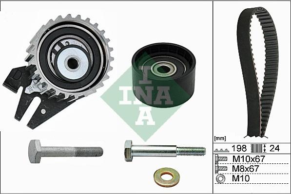 INA 530 0626 10 - Set curea de distributie aaoparts.ro