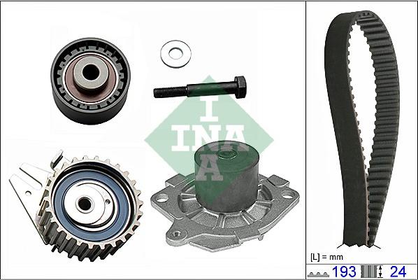 INA 530 0623 30 - Set pompa apa + curea dintata aaoparts.ro