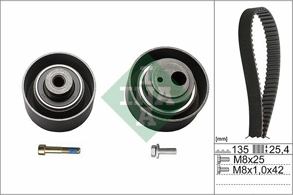 INA 530 0055 10 - Set curea de distributie aaoparts.ro