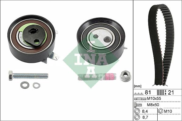 INA 530 0062 10 - Set curea de distributie aaoparts.ro