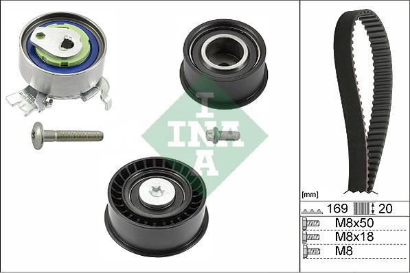 INA 530 0078 10 - Set curea de distributie aaoparts.ro