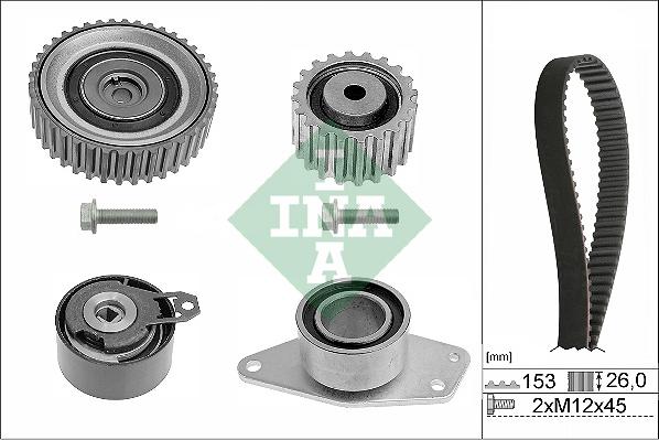 INA 530 0194 10 - Set curea de distributie aaoparts.ro