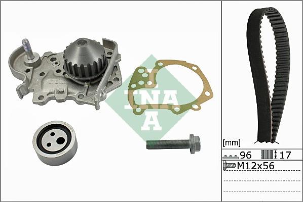 INA 530 0191 31 - Set pompa apa + curea dintata aaoparts.ro