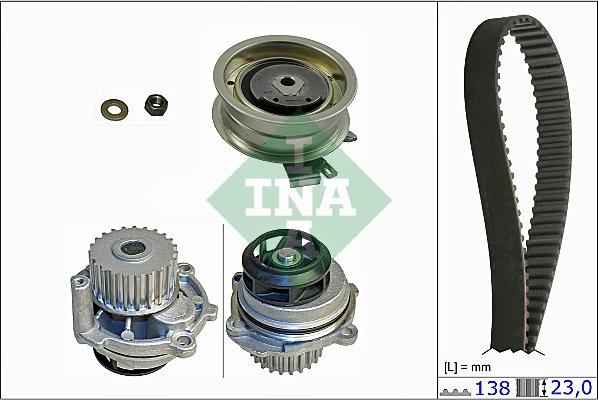 INA 530 0171 31 - Set pompa apa + curea dintata aaoparts.ro