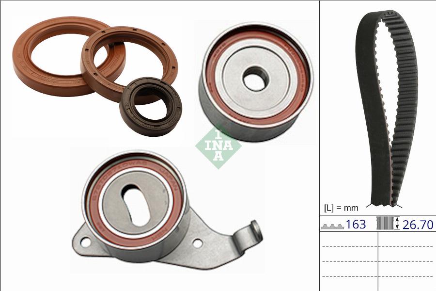 INA 530 0868 10 - Set curea de distributie aaoparts.ro