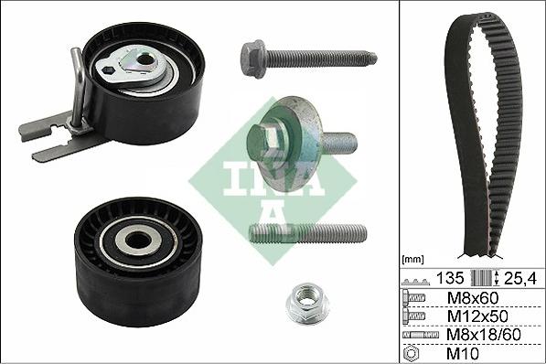 INA 530 0369 10 - Set curea de distributie aaoparts.ro