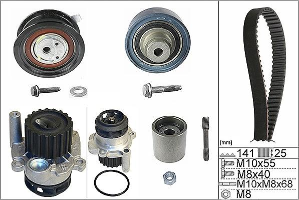 INA 530 0361 32 - Set pompa apa + curea dintata aaoparts.ro