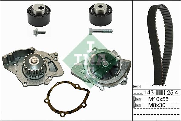 INA 530 0368 30 - Set pompa apa + curea dintata aaoparts.ro