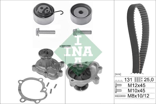 INA 530033830 - Set pompa apa + curea dintata aaoparts.ro