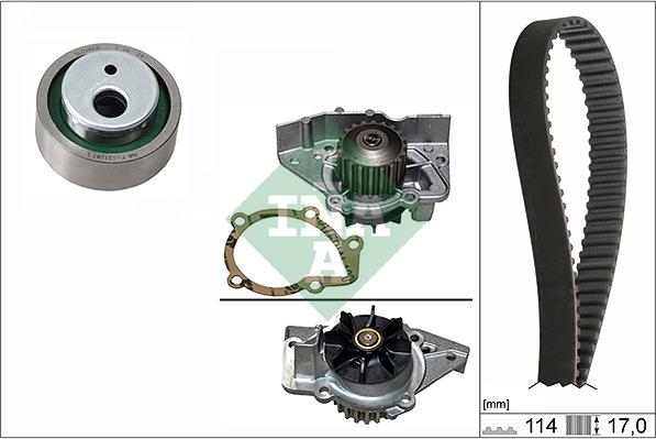 INA 530 0258 31 - Set pompa apa + curea dintata aaoparts.ro