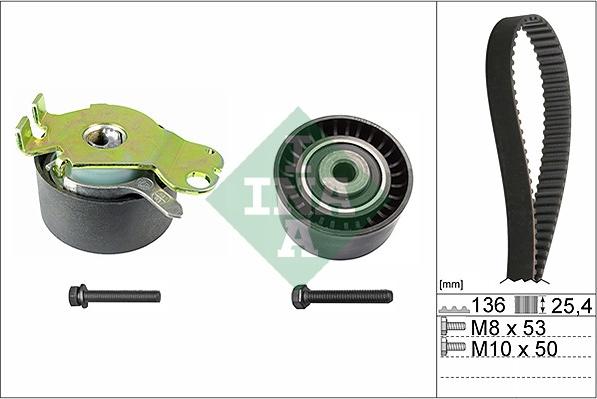 INA 530 0236 10 - Set curea de distributie aaoparts.ro