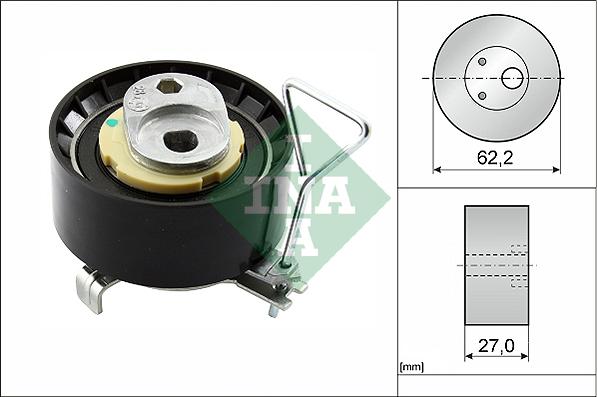 INA 531 0928 10 - Rola intinzator,curea distributie aaoparts.ro