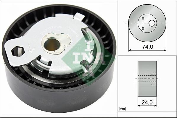 INA 531 0497 10 - Rola intinzator,curea distributie aaoparts.ro