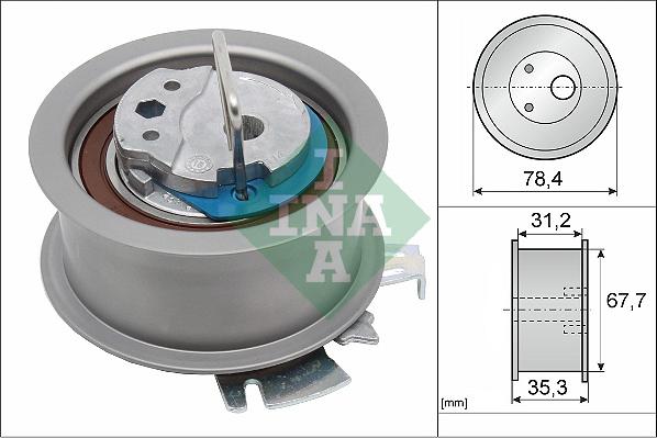 INA 531 0565 30 - Rola intinzator,curea distributie aaoparts.ro