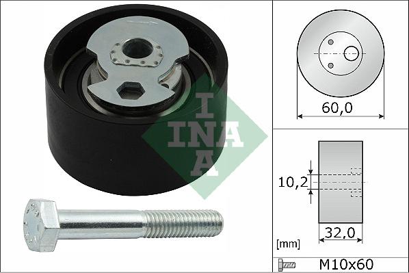 INA 531 0504 10 - Rola intinzator,curea distributie aaoparts.ro