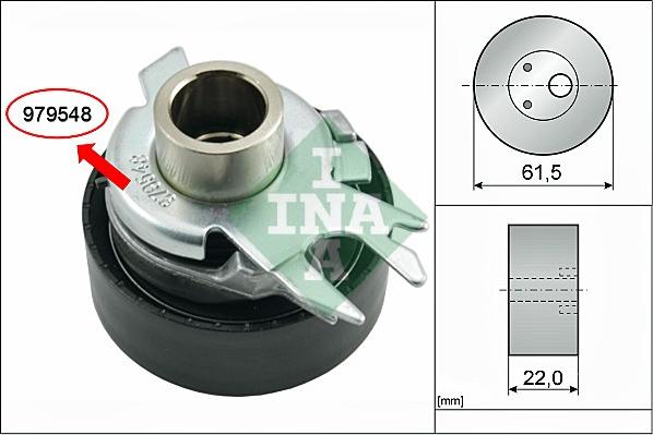 INA 531 0525 30 - Rola intinzator,curea distributie aaoparts.ro