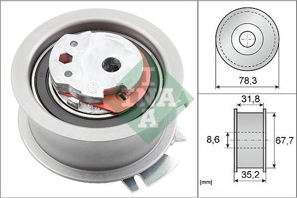 INA 531 0628 30 - Rola intinzator,curea distributie aaoparts.ro