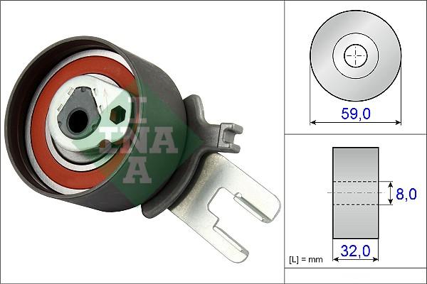 INA 531 0859 10 - Rola intinzator,curea distributie aaoparts.ro