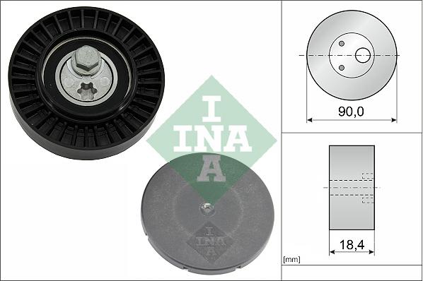 INA 531 0880 10 - Rola ghidare / conducere, curea transmisie aaoparts.ro