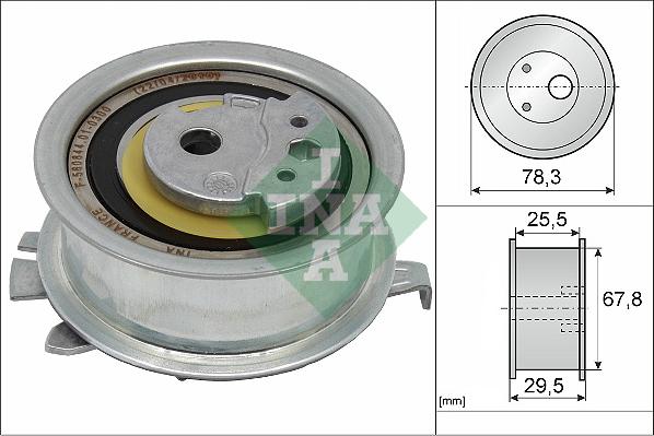 INA 531 0825 10 - Rola intinzator,curea distributie aaoparts.ro