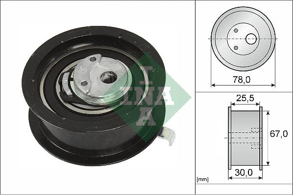 INA 531 0251 30 - Rola intinzator,curea distributie aaoparts.ro