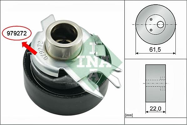 INA 531 0252 30 - Rola intinzator,curea distributie aaoparts.ro