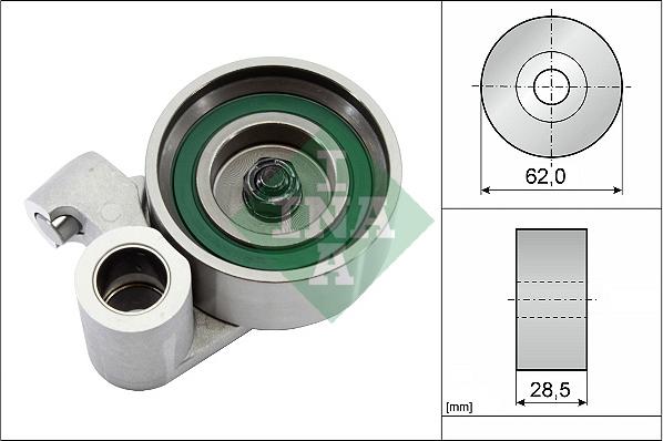 INA 531021520 - Rola intinzator,curea distributie aaoparts.ro