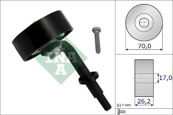 INA 531 0783 10 - Rola ghidare / conducere, curea transmisie aaoparts.ro