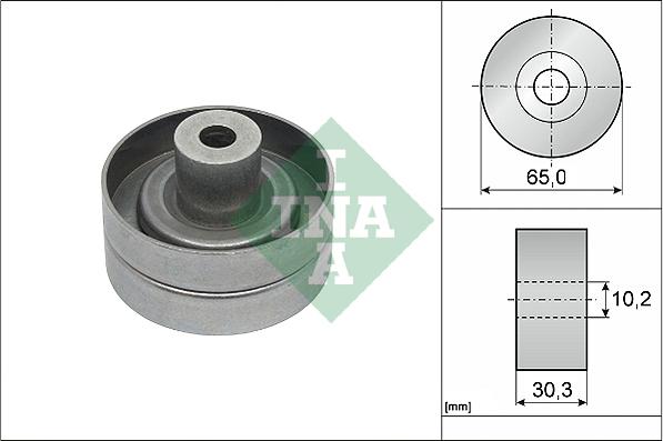 INA 532 0910 10 - Rola ghidare / conducere, curea transmisie aaoparts.ro