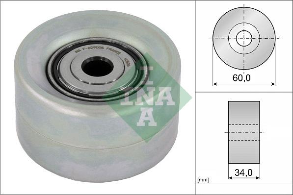 INA 532 0921 10 - Rola ghidare / conducere, curea transmisie aaoparts.ro