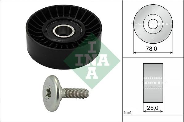 INA 532 0439 10 - Rola ghidare / conducere, curea transmisie aaoparts.ro